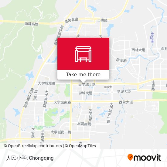 人民小学 map
