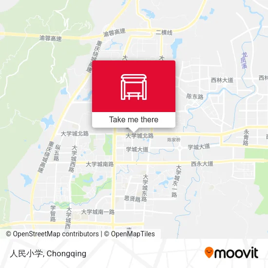 人民小学 map
