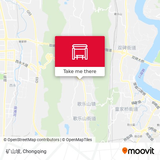 矿山坡 map