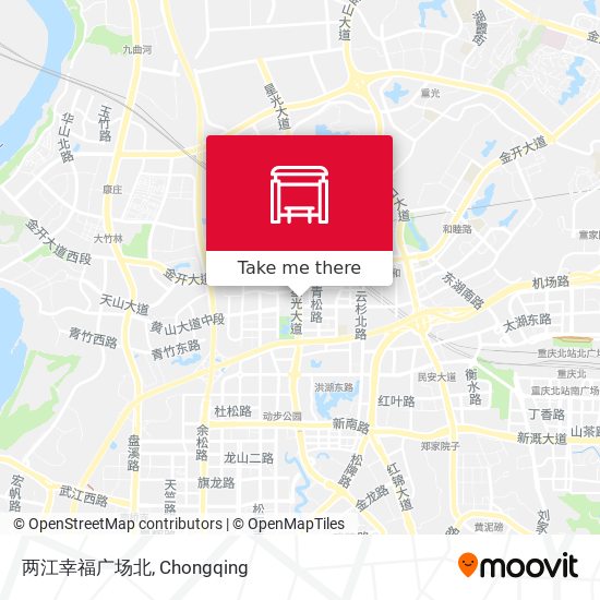 两江幸福广场北 map