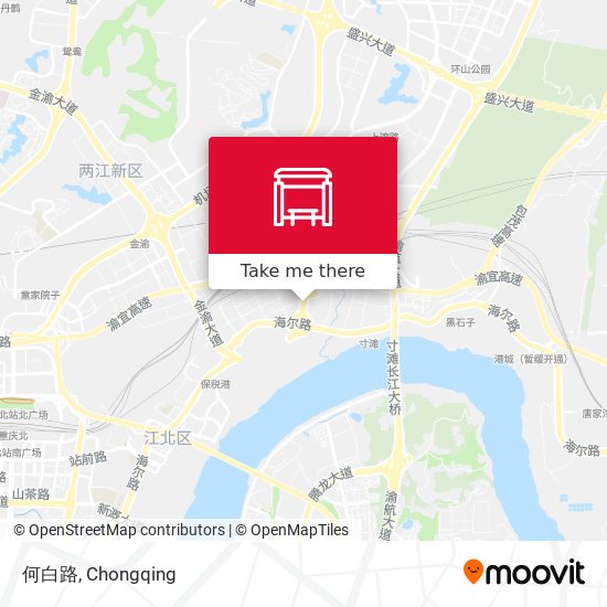 何白路 map