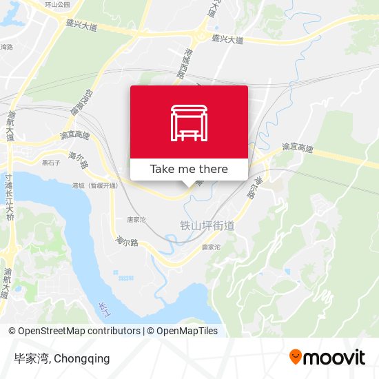 毕家湾 map