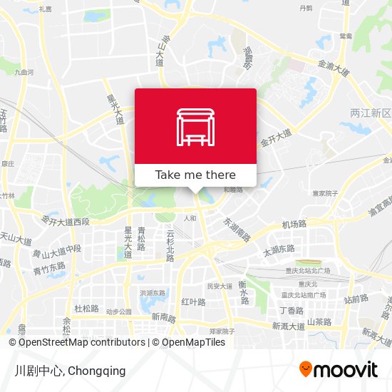 川剧中心 map