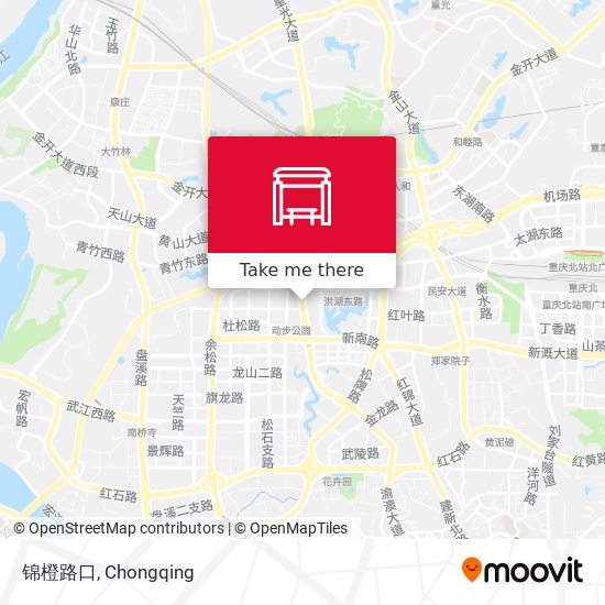 锦橙路口 map