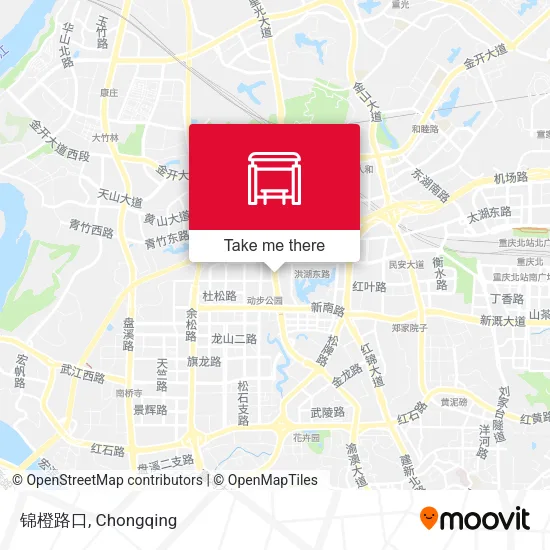 锦橙路口 map