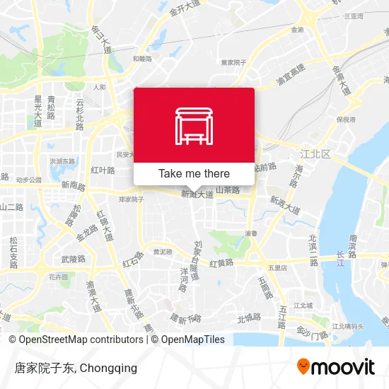 唐家院子东 map