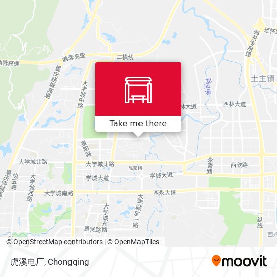 虎溪电厂 map