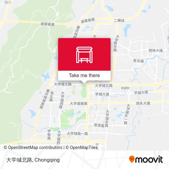 大学城北路 map