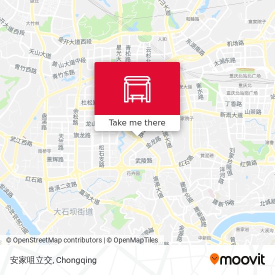 安家咀立交 map