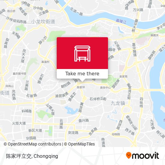 陈家坪立交 map