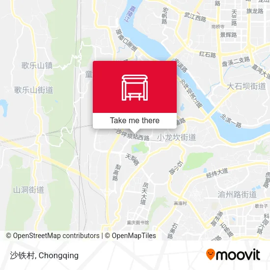 沙铁村 map