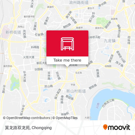 翼龙路双龙苑 map