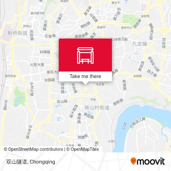 双山隧道 map