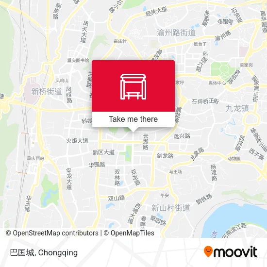 巴国城 map