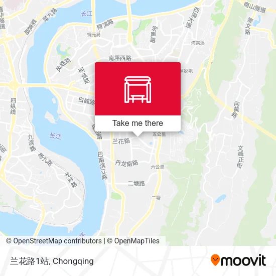 兰花路1站 map