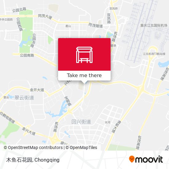 木鱼石花园 map