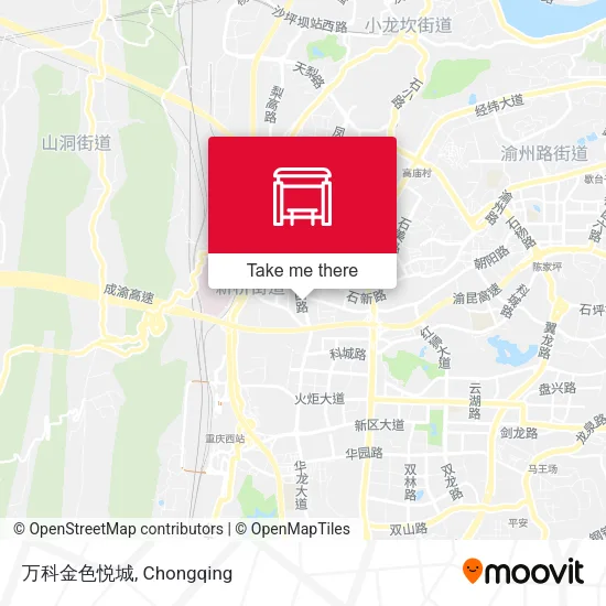 万科金色悦城 map