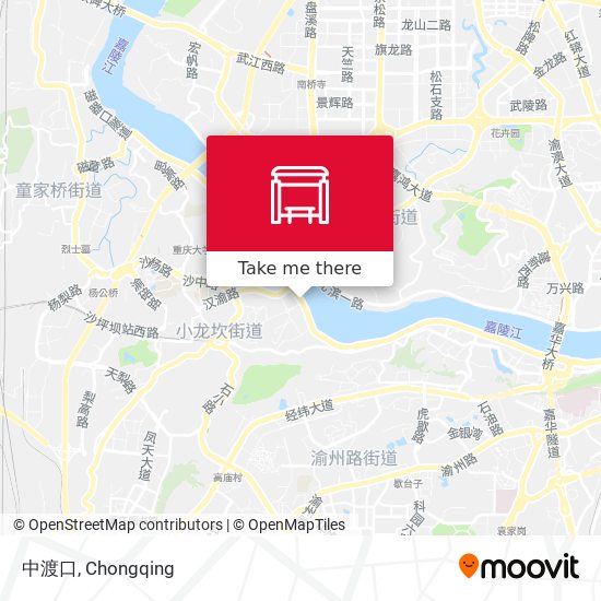 中渡口 map