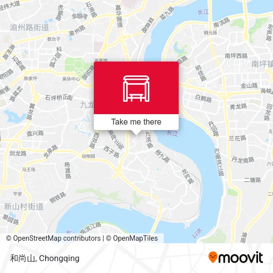 和尚山 map
