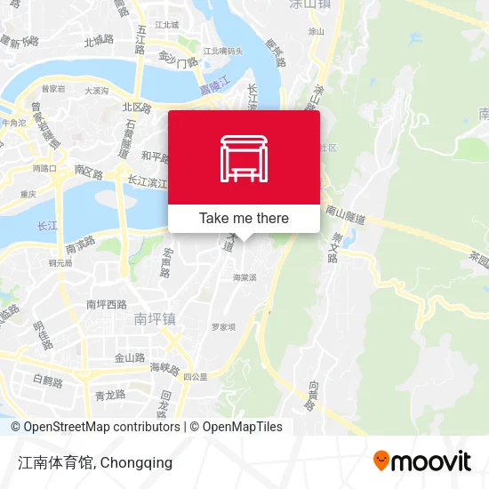 江南体育馆 map
