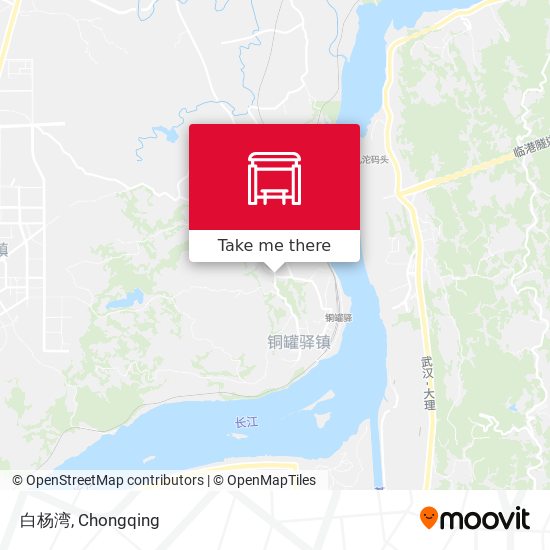 白杨湾 map