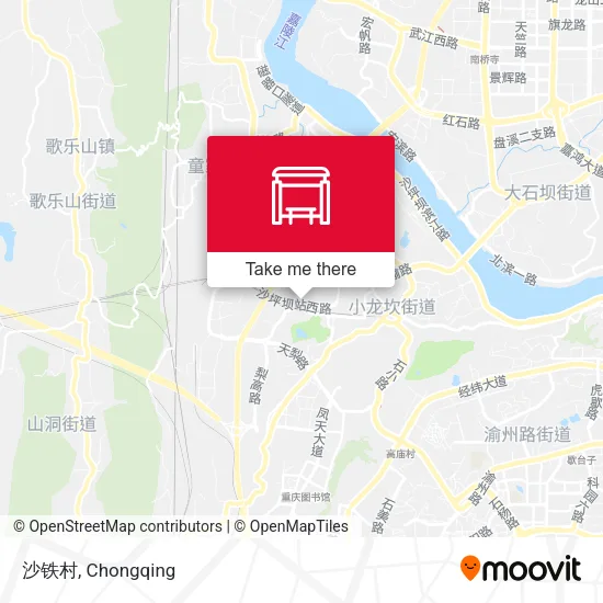 沙铁村 map