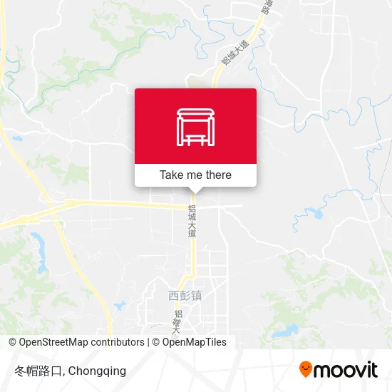 冬帽路口 map