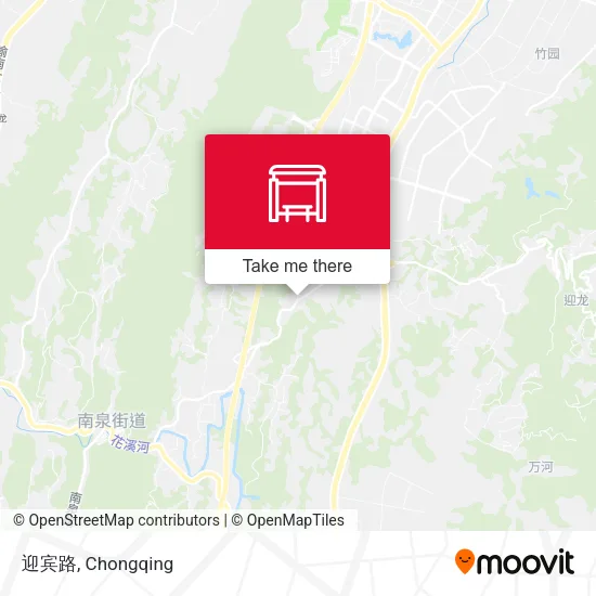 迎宾路 map