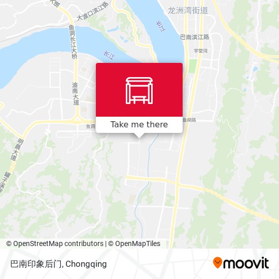 巴南印象后门 map