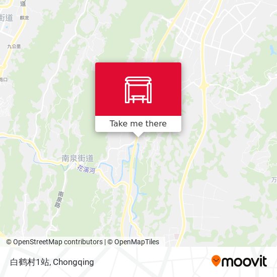 白鹤村1站 map