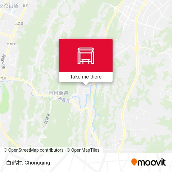 白鹤村 map