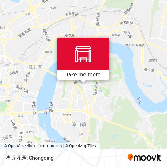 盘龙花园 map