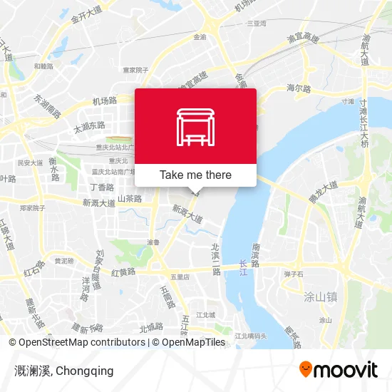 溉澜溪 map