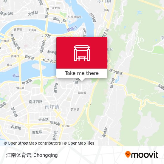 江南体育馆 map