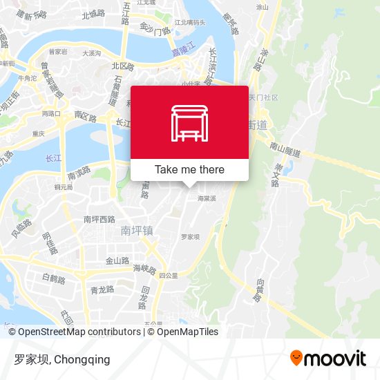 罗家坝 map