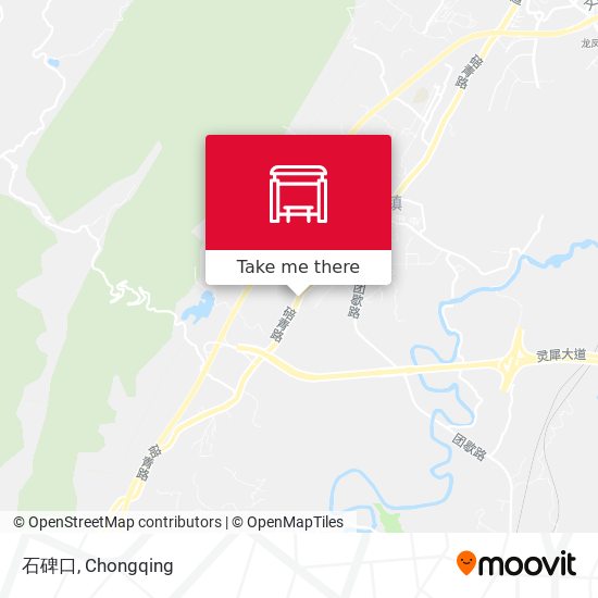 石碑口 map