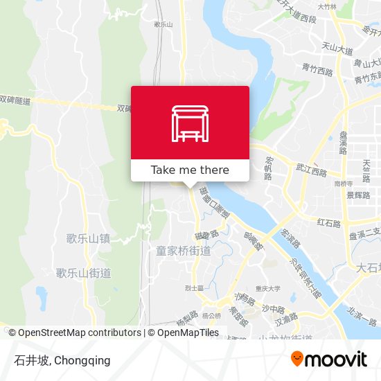 石井坡 map