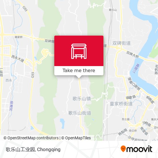 歌乐山工业园 map