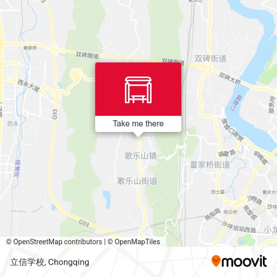立信学校 map