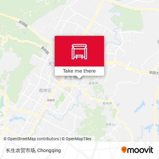 长生农贸市场 map