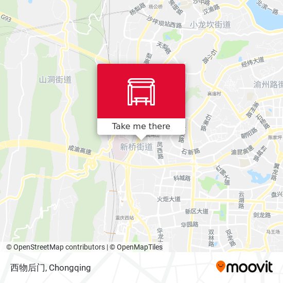 西物后门 map