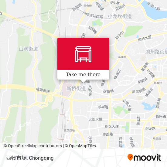 西物市场 map