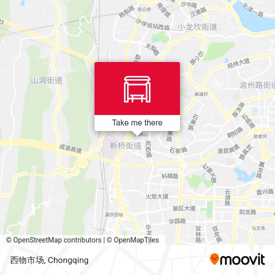 西物市场 map