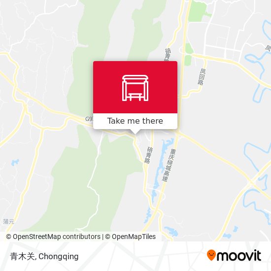 青木关 map