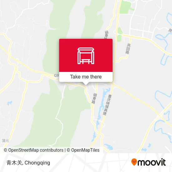 青木关 map