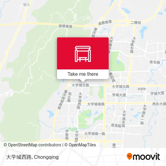 大学城西路 map