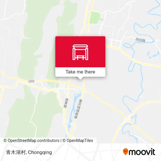 青木湖村 map