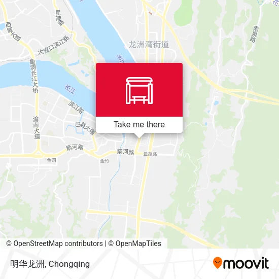 明华龙洲 map