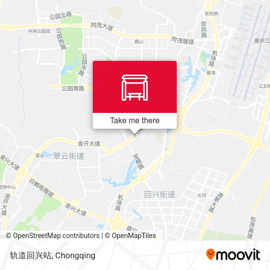 轨道回兴站 map