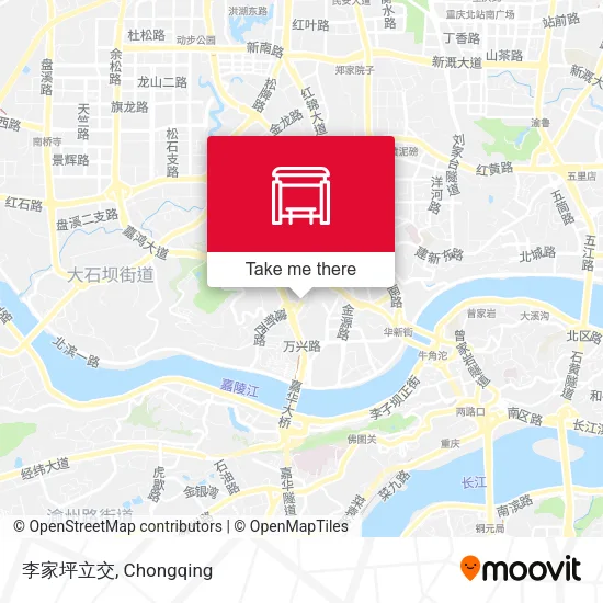 李家坪立交 map